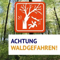 Achtung Waldgefahren